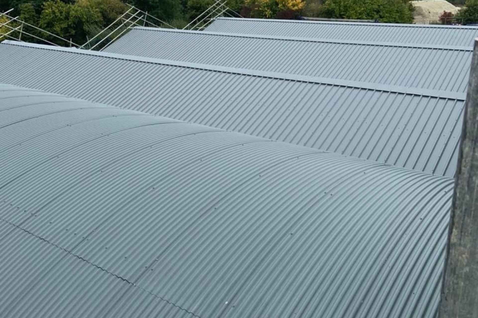 Placeholder industrial roof refurbishment project